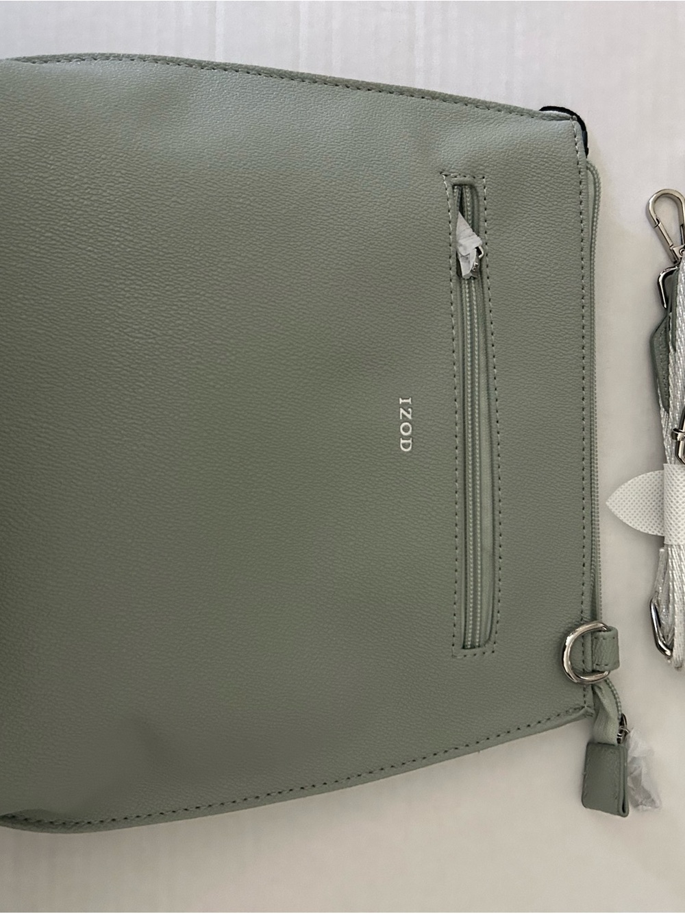 IZOD Sage Green Crossbody Bag
